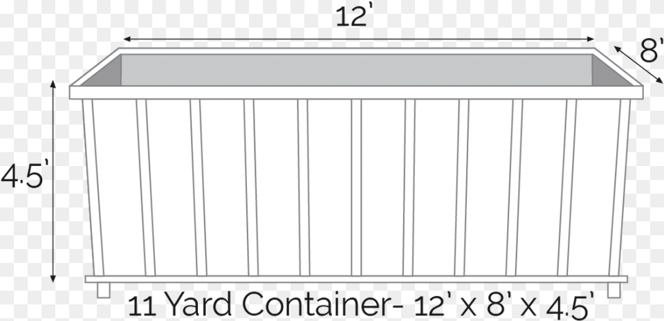 Yard Dumpster Architecture, Plant, Furniture, Sideboard, Potted Plant Png Image