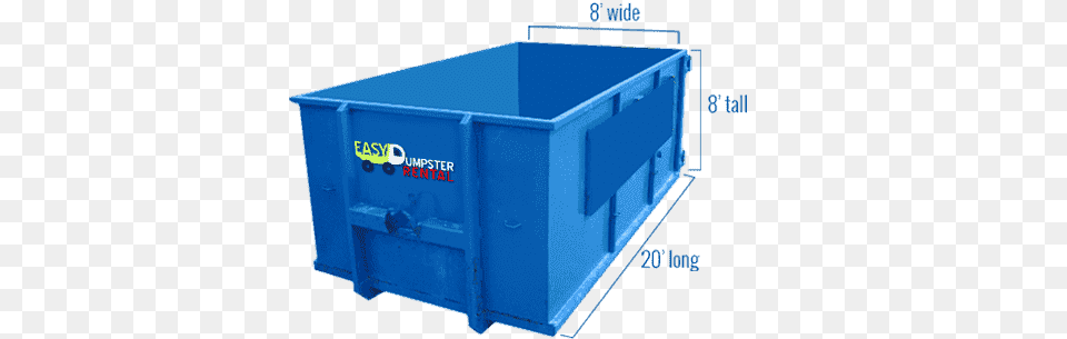 Yard Dumpster Size Dimensions And Apperance, Box, Mailbox, Shipping Container Png Image