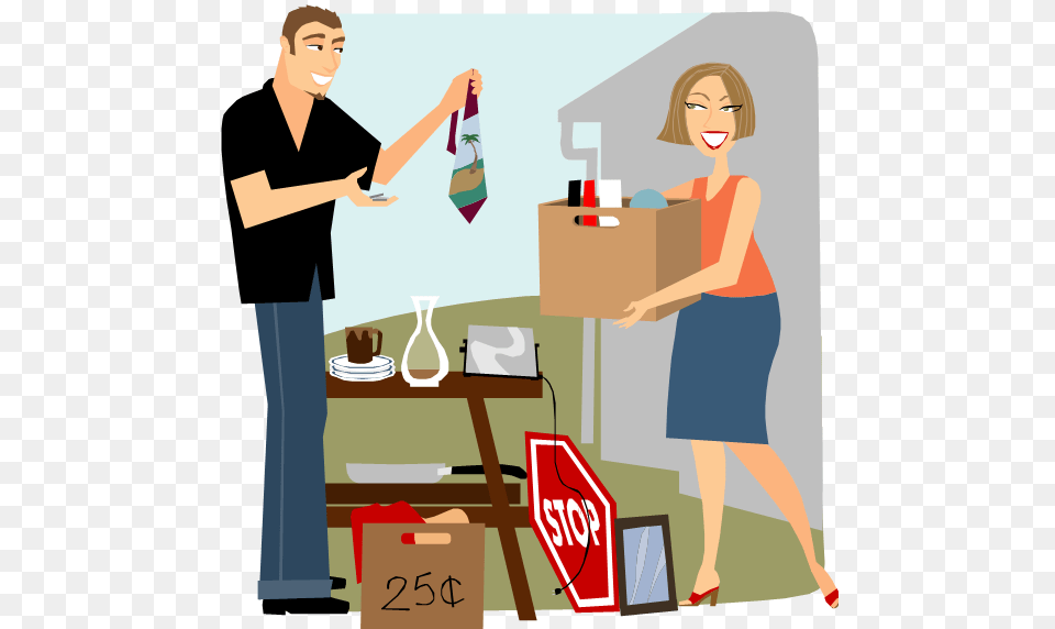 Yard Sale Items Neighborhood Garage Sale, Adult, Shopping, Person, Woman Free Transparent Png