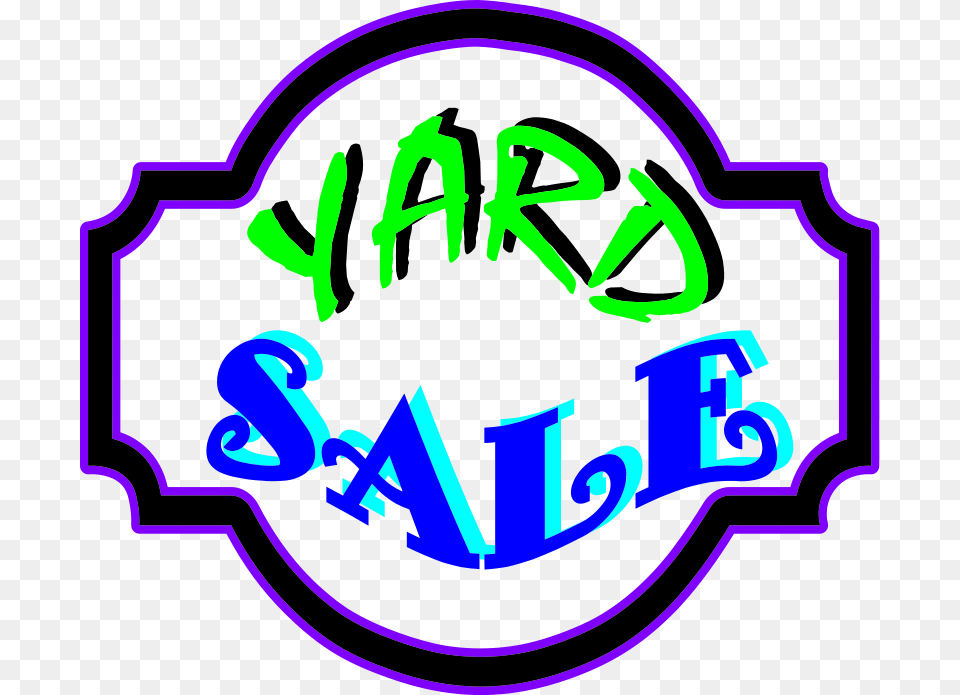 Yard Sale Sign Clip Art, Light, Neon Free Png Download