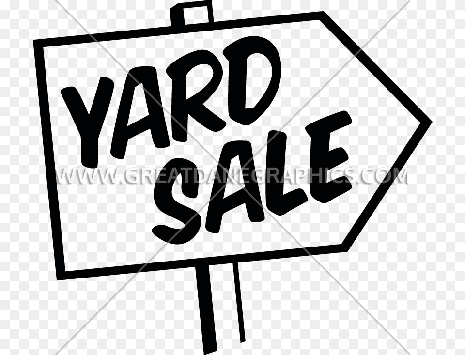 Yard Sign Clipart Black And White Yard Sale Sign, Symbol, Road Sign, Bow, Weapon Free Transparent Png