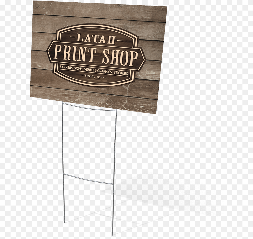 Yard Signs Banner, Advertisement, Wood Png