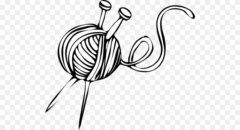 Yarn And Knitting Needles Clip Art Yarn Knitting Png Image