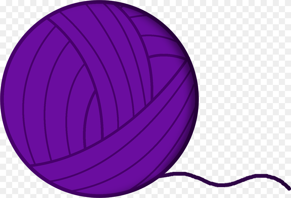 Yarn Yarn Purple, Sphere, Balloon Free Transparent Png