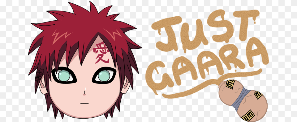 Yashamaru Naruto Quotes Gaara Chibi Head, Book, Comics, Publication, Face Free Png