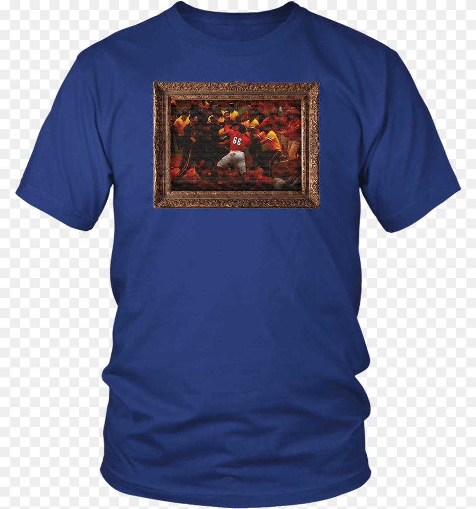 Yasiel Puig Fighting The Pirates Cincinnati Reds T Shirt T Shirt, Clothing, T-shirt, Person Free Transparent Png