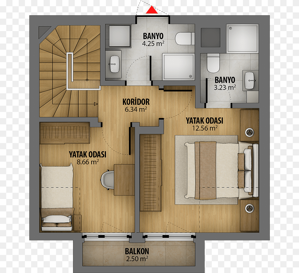 Yatak Plan Floor Plan, Indoors, Interior Design, Wood, Electrical Device Free Png Download