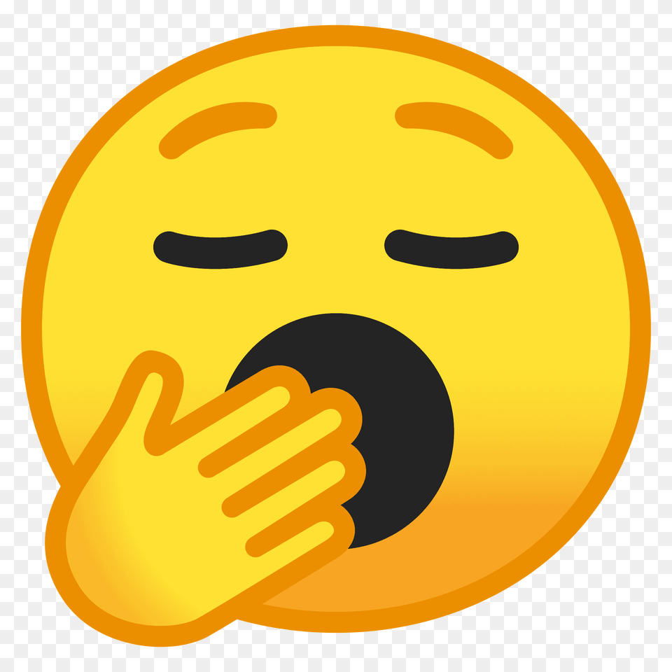 Yawning Face Emoji Clipart Png Image