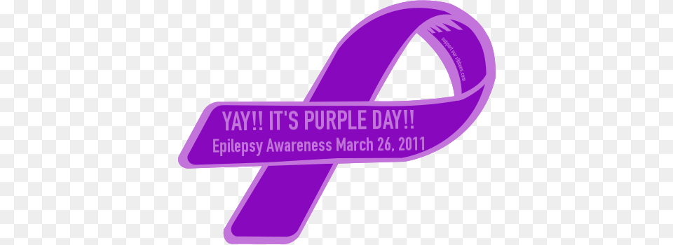 Yay It39s Purple Day Epilepsy Awareness March 26 Epilepsy Day March, Symbol, Disk Free Transparent Png