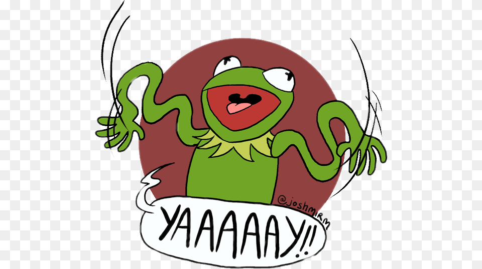 Yay Kermit Freetoedit, Baby, Person, Amphibian, Animal Png Image