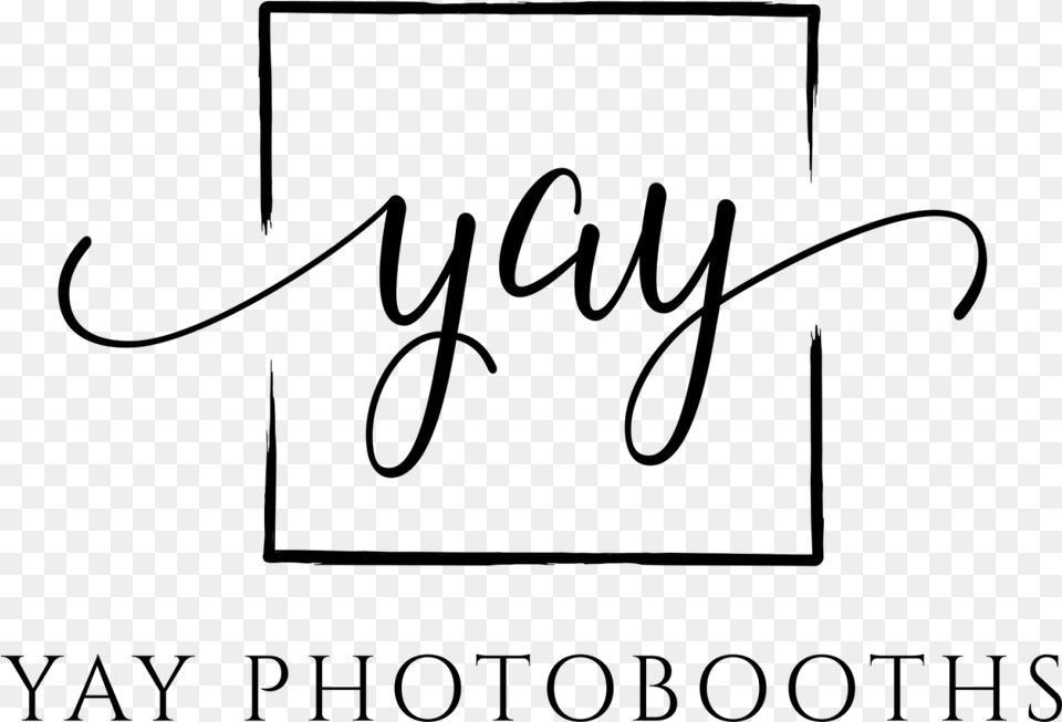 Yay Photobooths Yay Calligraphy, Gray Free Png