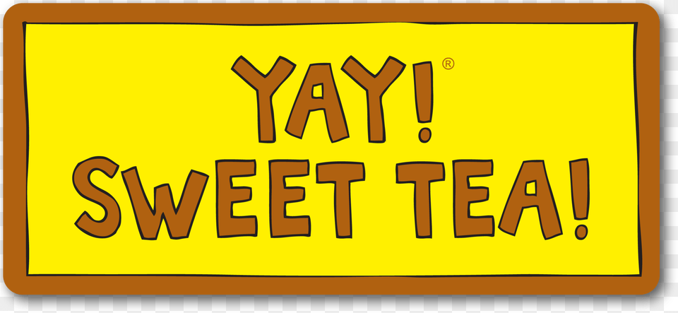 Yay Sweet Tea Magnet Yay Me Magnet, Text, License Plate, Transportation, Vehicle Free Transparent Png