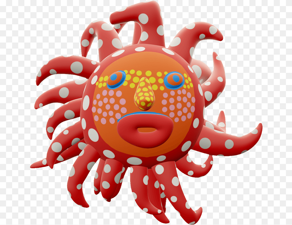Yayoi Kusama Is Designing A Massive Balloon For The Macyu0027s Love Flies Up To The Sky, Toy, Animal, Sea Life, Food Free Png
