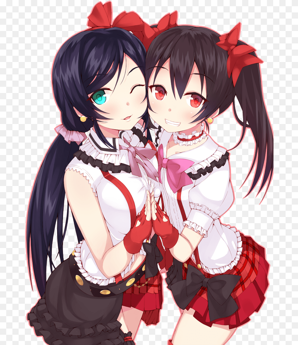 Yazawa Nico And Toujou Nozomi Drawn By Ponkotsu Ayarosu, Book, Comics, Publication, Manga Free Png