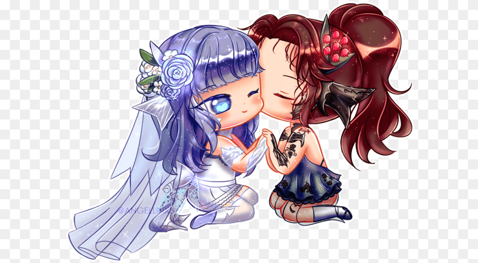 Ych Cute Chibi Kiss Ych Chibi Cute Couple Base, Book, Comics, Publication, Baby Png Image