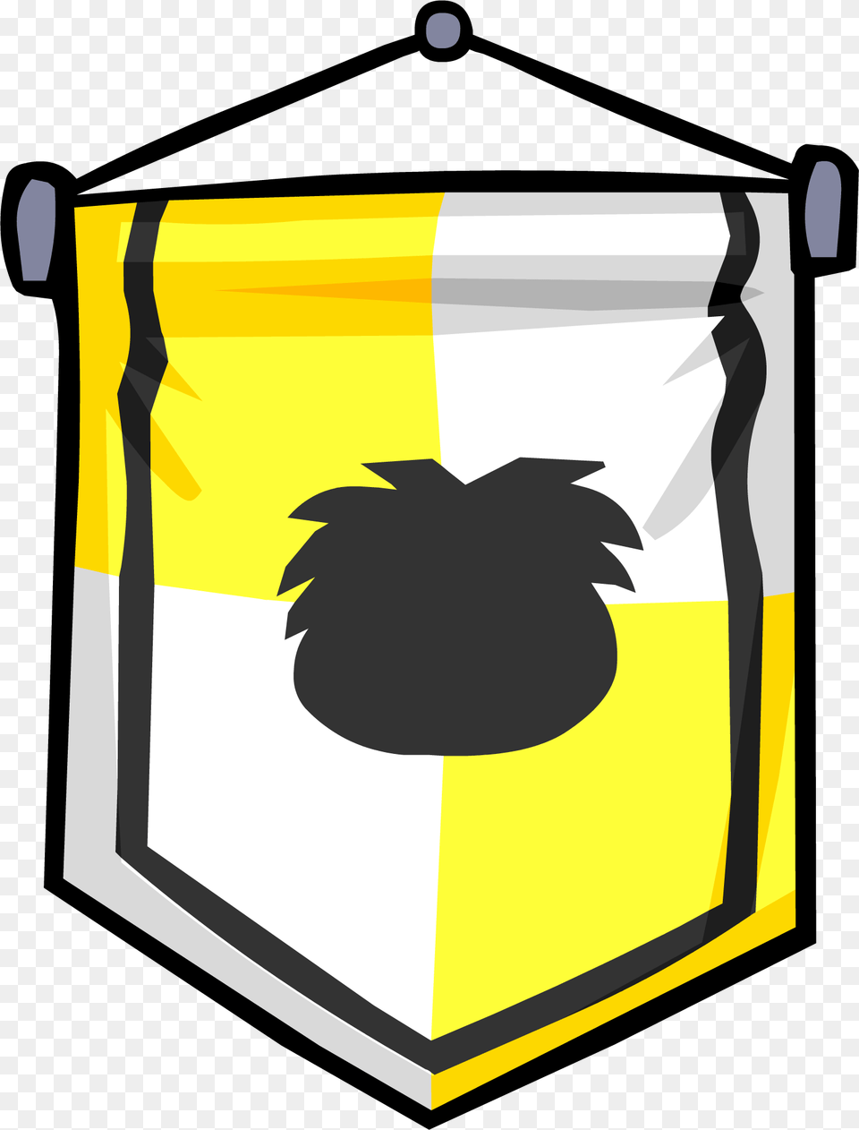 Ye Olde Yellow Banner Club Penguin Wiki Fandom Powered Free Transparent Png