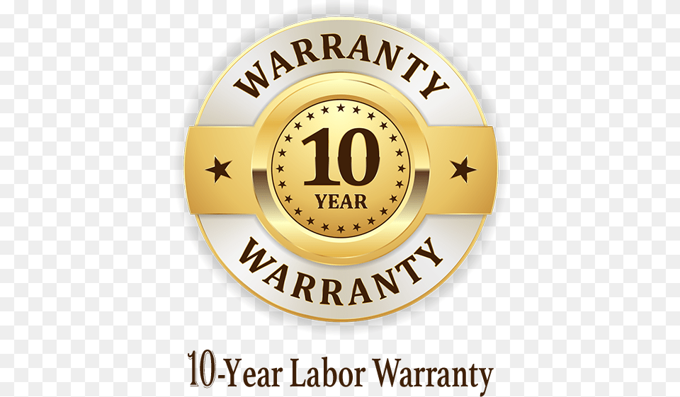 Year Labor Warranty, Gold, Logo, Badge, Symbol Free Png Download