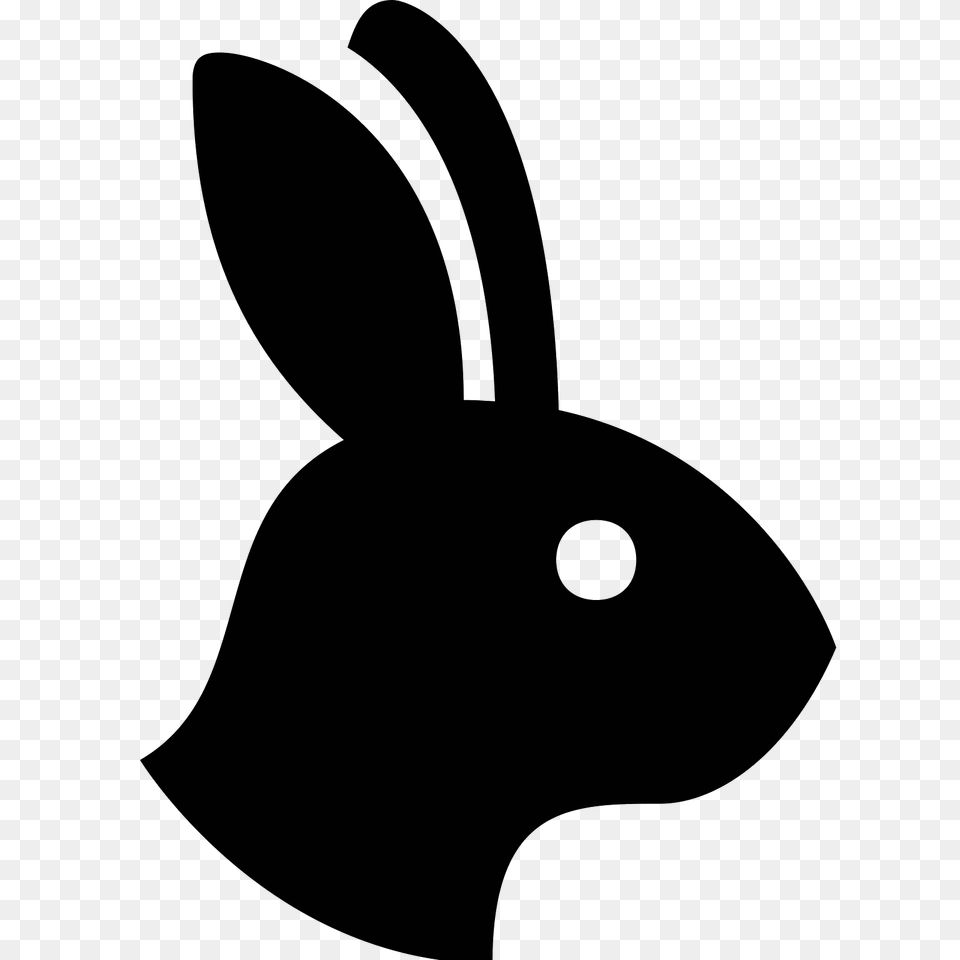 Year Of Rabbit Icon, Gray Png Image