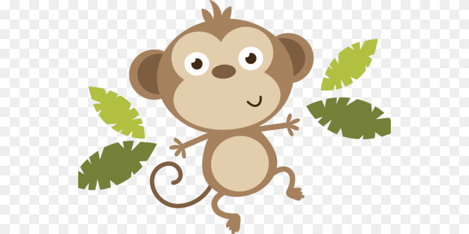 Year Of The Monkey Clipart Animated Monkey Svg, Animal, Wildlife, Mammal Free Png Download