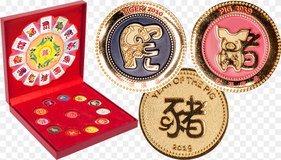 Year Of The Pig Medallion Collection Png