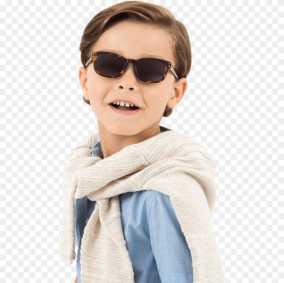 Year Old Boy With Preppy Sweater Wrapped Around His Child, Accessories, Sunglasses, Male, Person Png Image