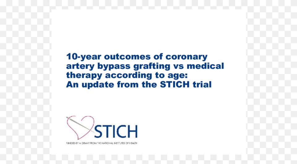 Year Outcomes Of Coronary Artery Bypass Grafting Community Heartbeat Trust, Page, Text Png Image