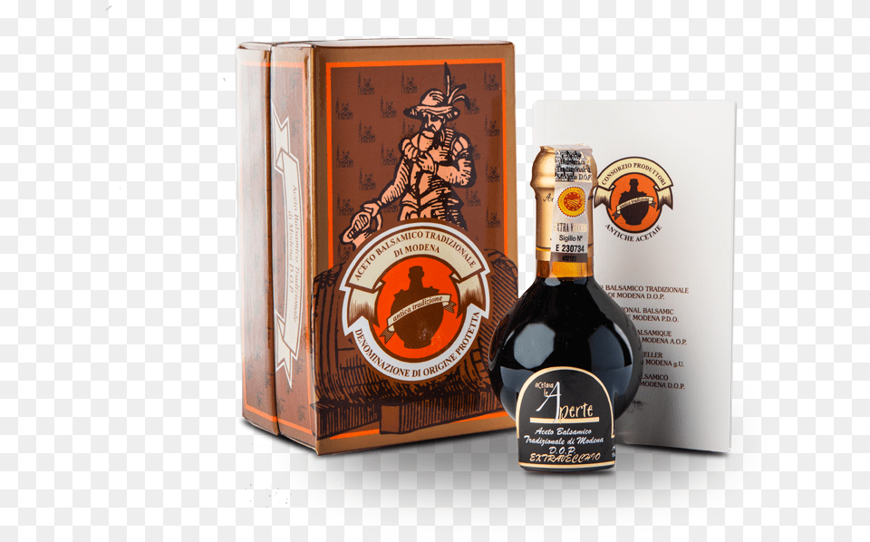 Year Traditional Balsamic Vinegar Of Modena P, Alcohol, Beer, Beverage, Bottle Png Image