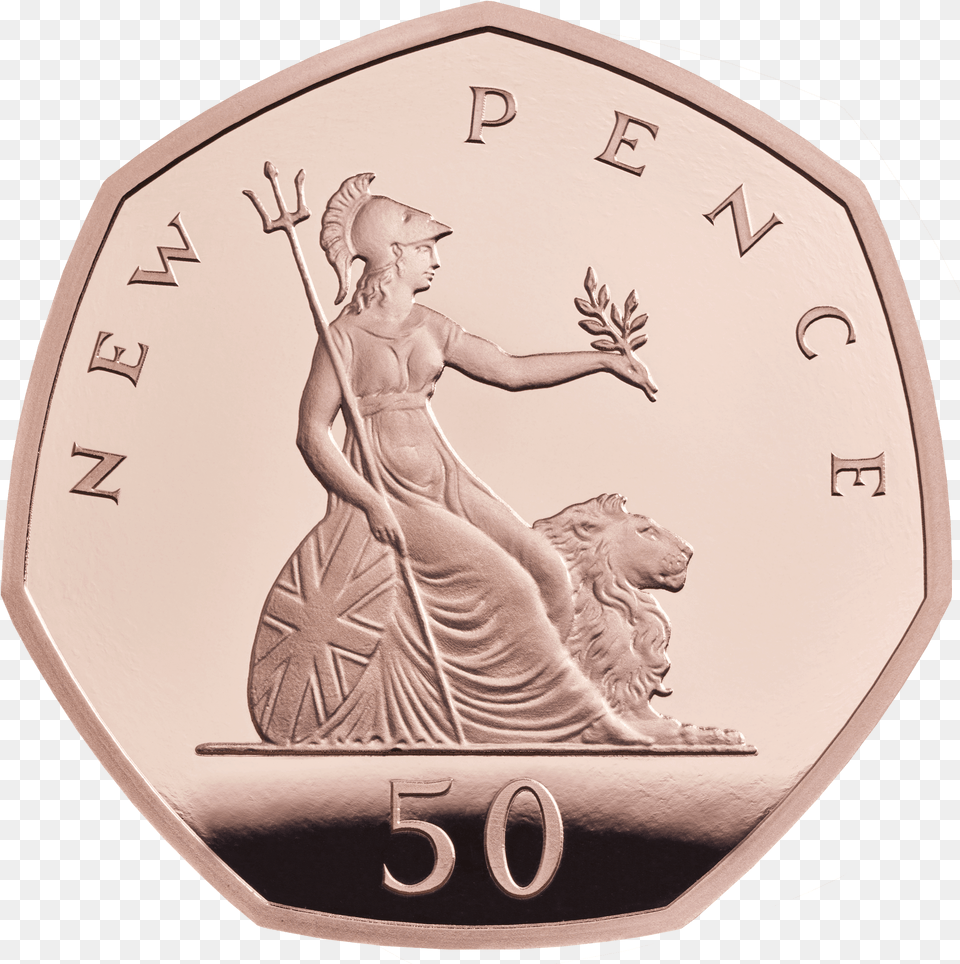 Years 50p Coin, Person, Animal, Lion, Mammal Free Png
