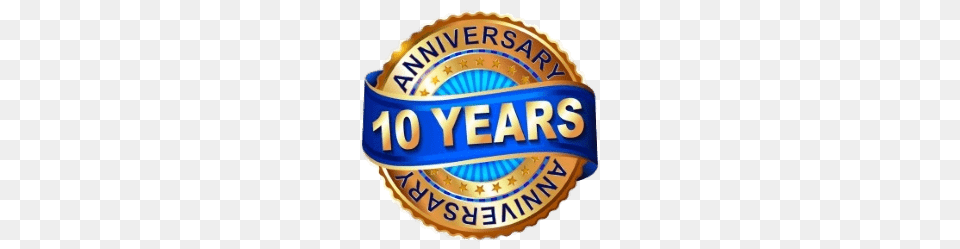 Years Anniversary Jubilee Badge, Logo, Symbol, Can, Tin Png