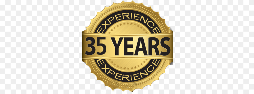 Years Experience Emblem Celebrating 25 Years Anniversary, Badge, Logo, Symbol Free Png
