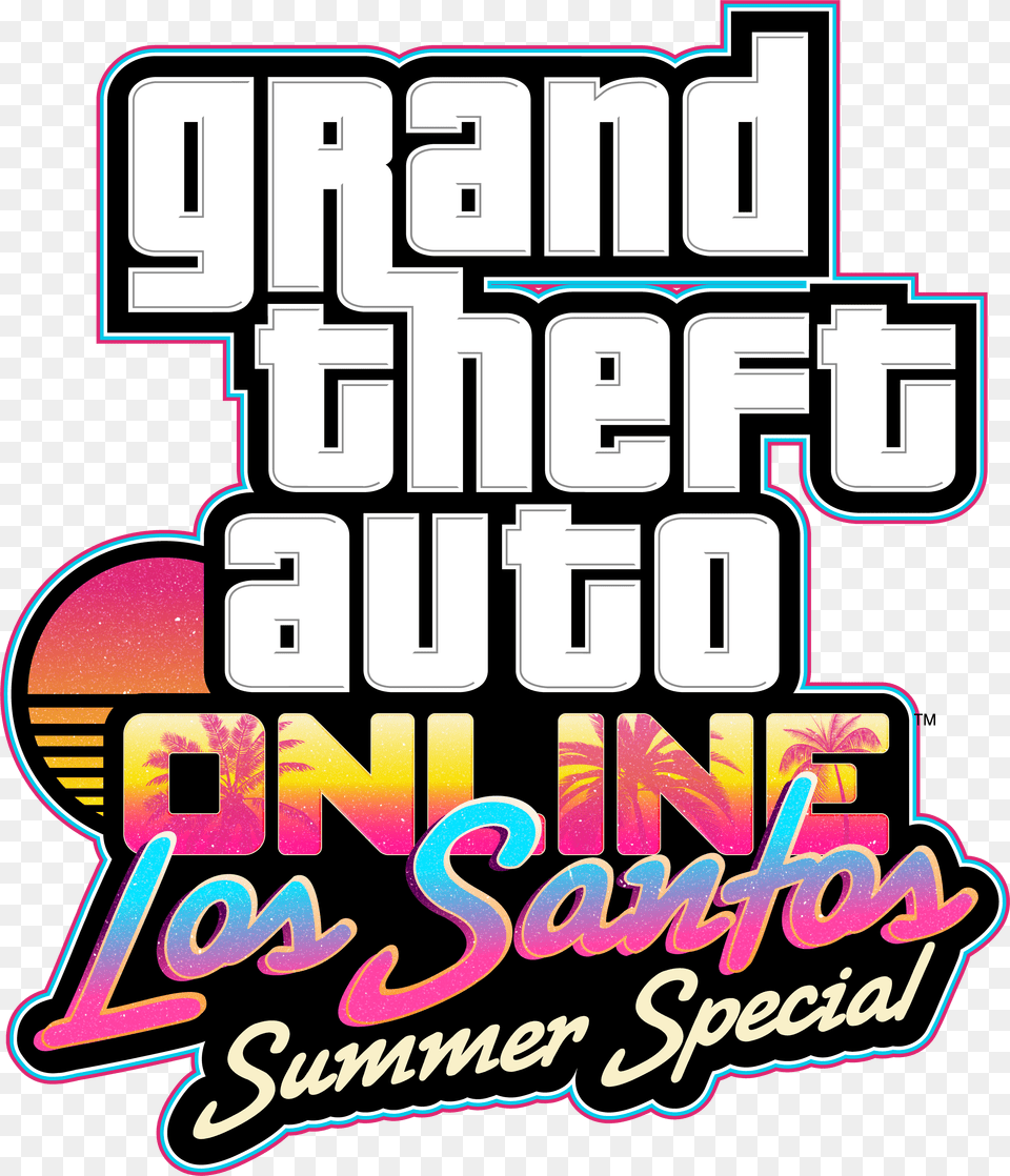 Years Of Gta Online Logos Logo, Advertisement, Poster, Qr Code, Text Png
