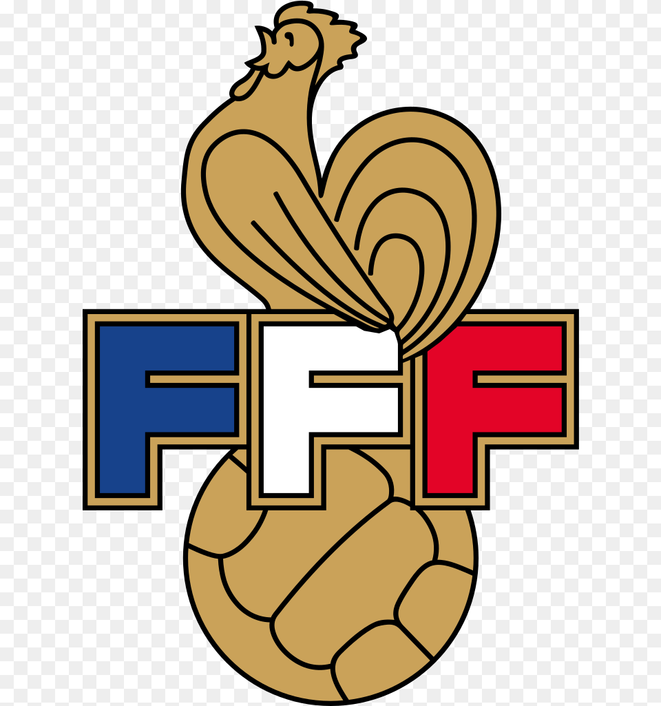 Years Old Full France Football Fff Logo History France Old Logo, Gold, Food, Produce Free Png
