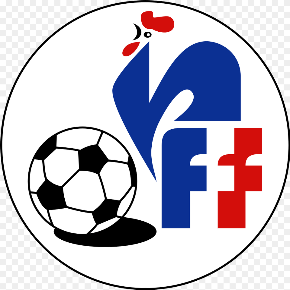Years Old Full France Football Fff Logo History Le Coq Sportif, Ball, Soccer, Soccer Ball, Sport Free Transparent Png