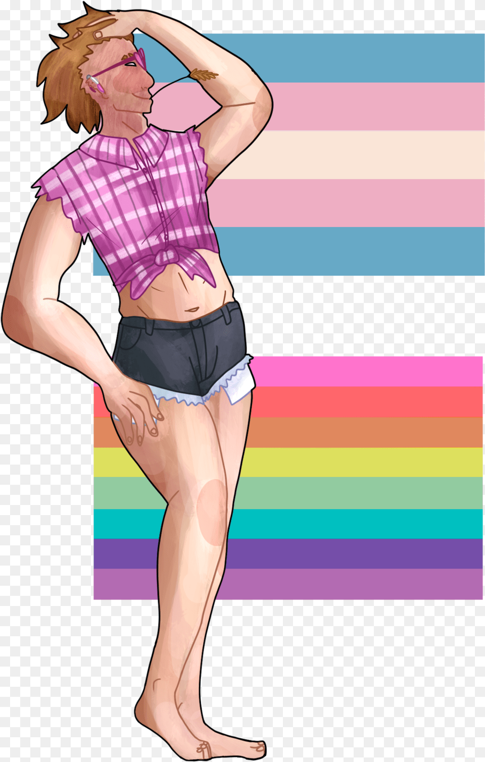 Yeehaw Girl, Shorts, Clothing, Woman, Person Free Png