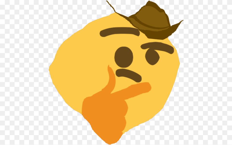 Yeethonk Discord Emoji Sad Cowboy Emoji, Clothing, Hat, Adult, Male Png