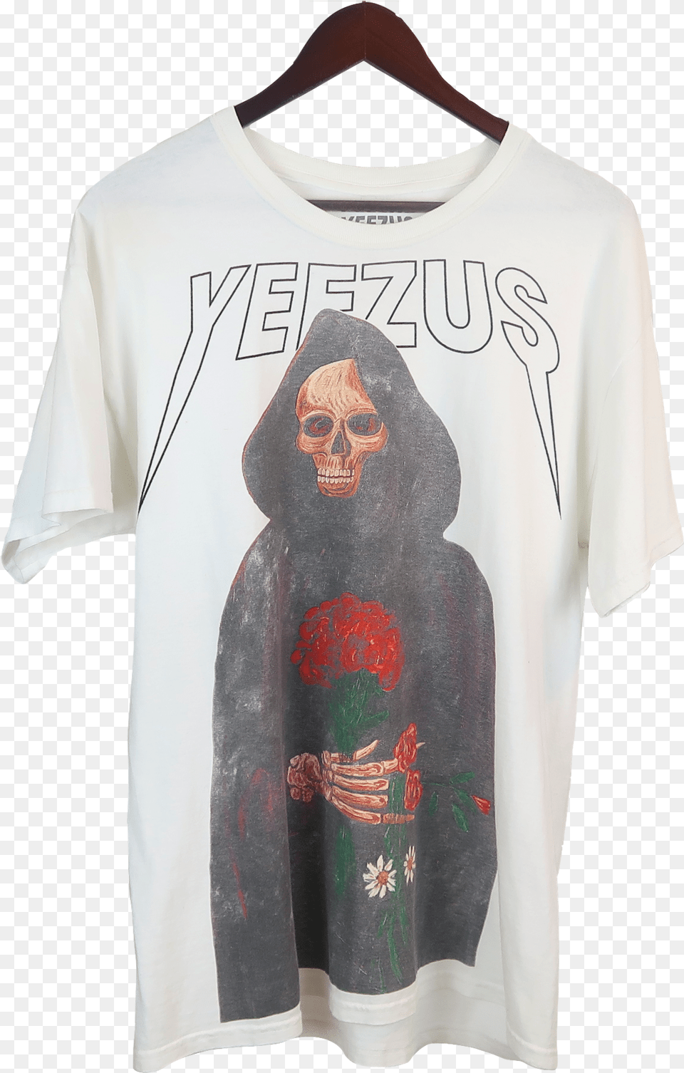 Yeezus Tour Reaper T Shirt, Clothing, T-shirt, Adult, Male Free Transparent Png