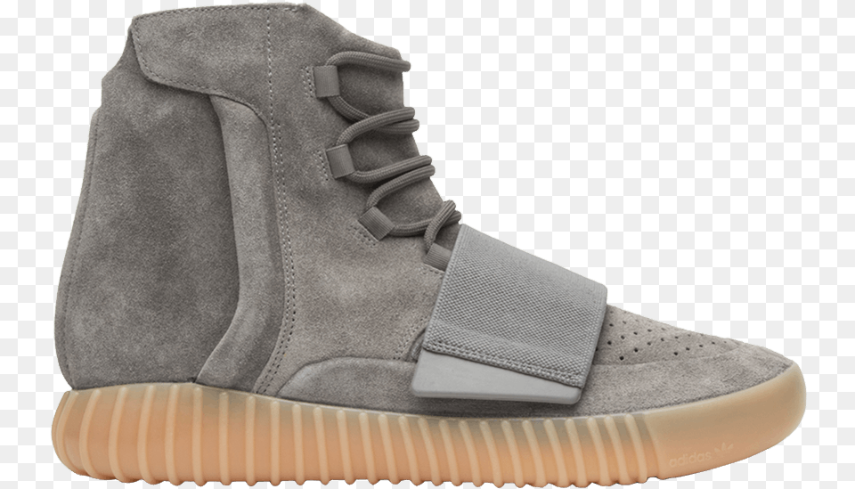 Yeezy 750 Grey Gum, Clothing, Footwear, Shoe, Sneaker Png Image