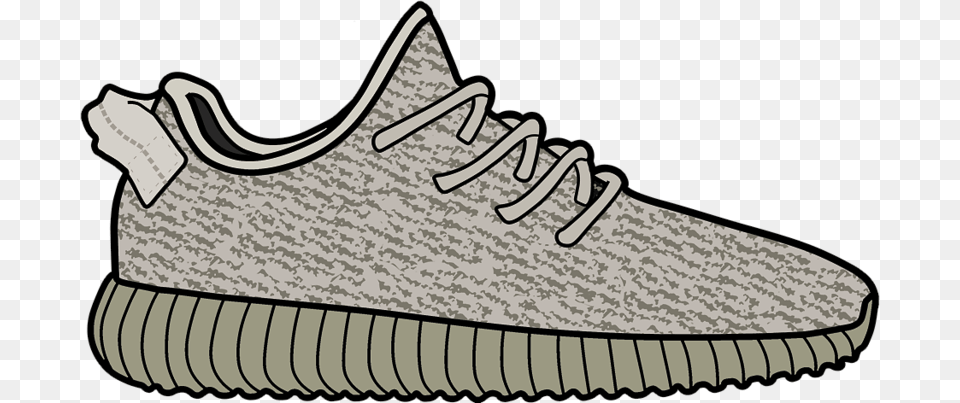 Yeezy Boost 350 Sticker Bundl Yeezy Clipart, Clothing, Footwear, Shoe, Sneaker Png Image