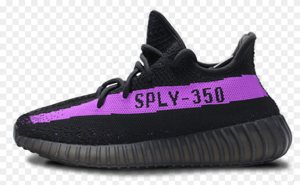 Yeezy Boost 350 V2 Purple Purple Yeezys Transparent, Clothing, Footwear, Shoe, Sneaker Free Png Download