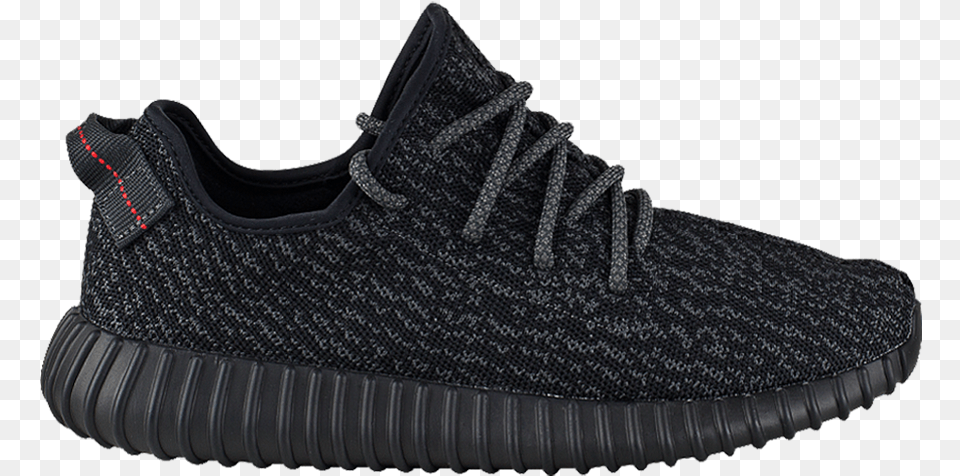 Yeezy Hitam Polos, Clothing, Footwear, Shoe, Sneaker Free Png Download