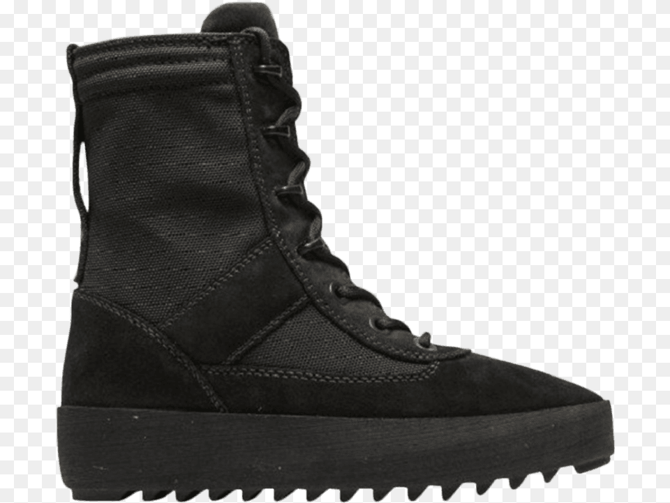 Yeezy Season Wmns Military Boot Onyx, Clothing, Footwear, Shoe, Sneaker Png
