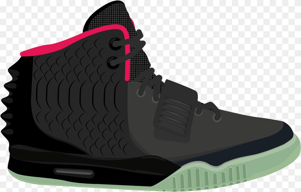 Yeezy Transparent Cartoon, Clothing, Footwear, Shoe, Sneaker Png
