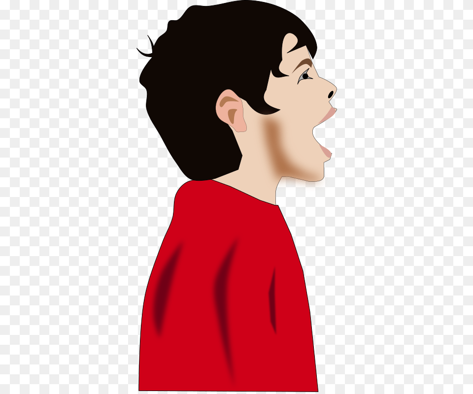 Yelling Kid Portable Network Graphics, Person, Body Part, Neck, Face Free Png Download