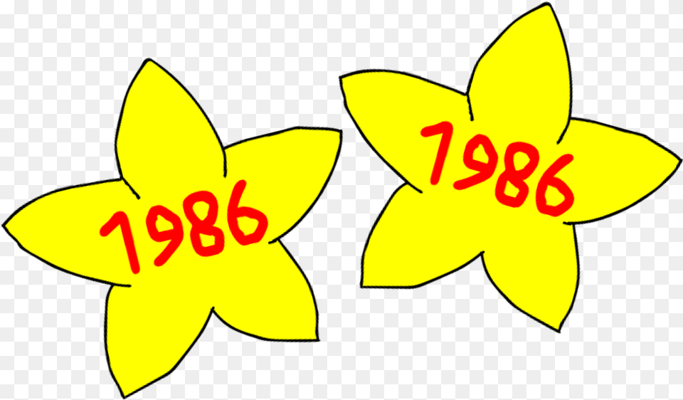 Yellow 1986 Stars Ltag1986 Big Balloon Parade Wiki Fandom Orchid, Daffodil, Flower, Plant, Animal Png Image