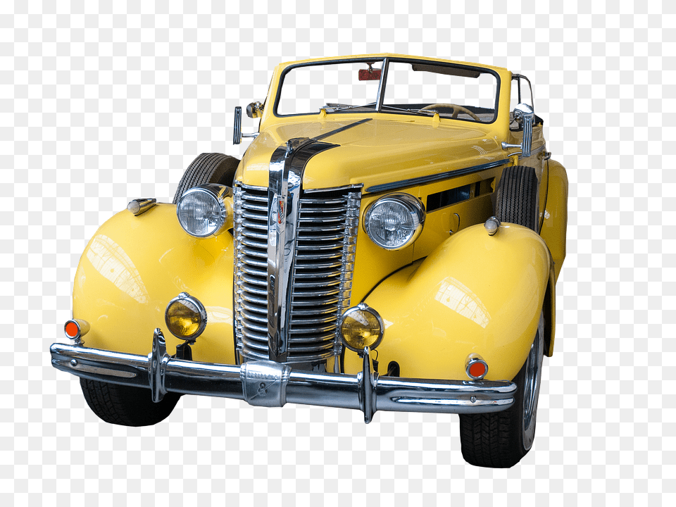 Yellow Car, Transportation, Vehicle, Hot Rod Free Png