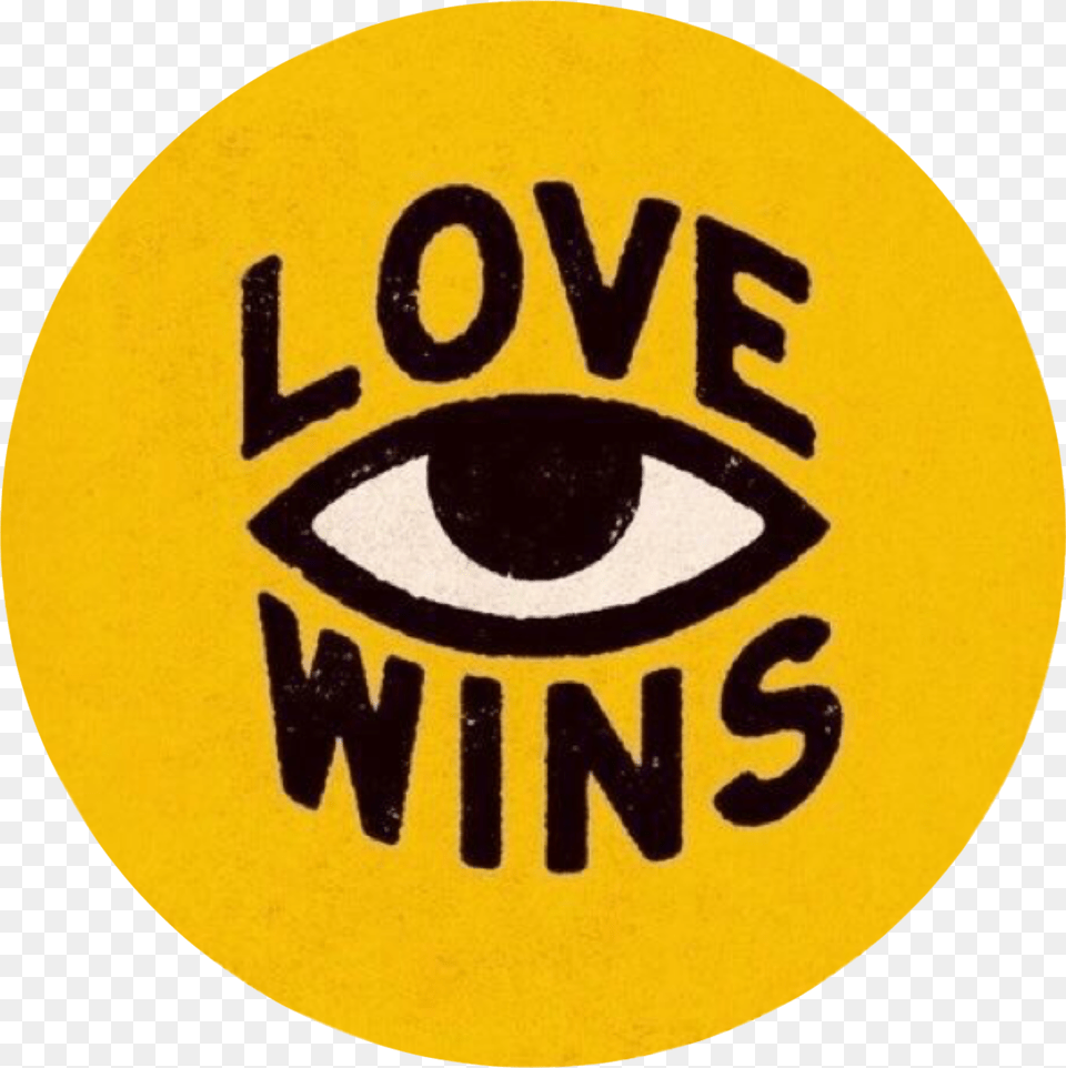 Yellow Aesthetic Circle Tumblr Lovewins Happy Png