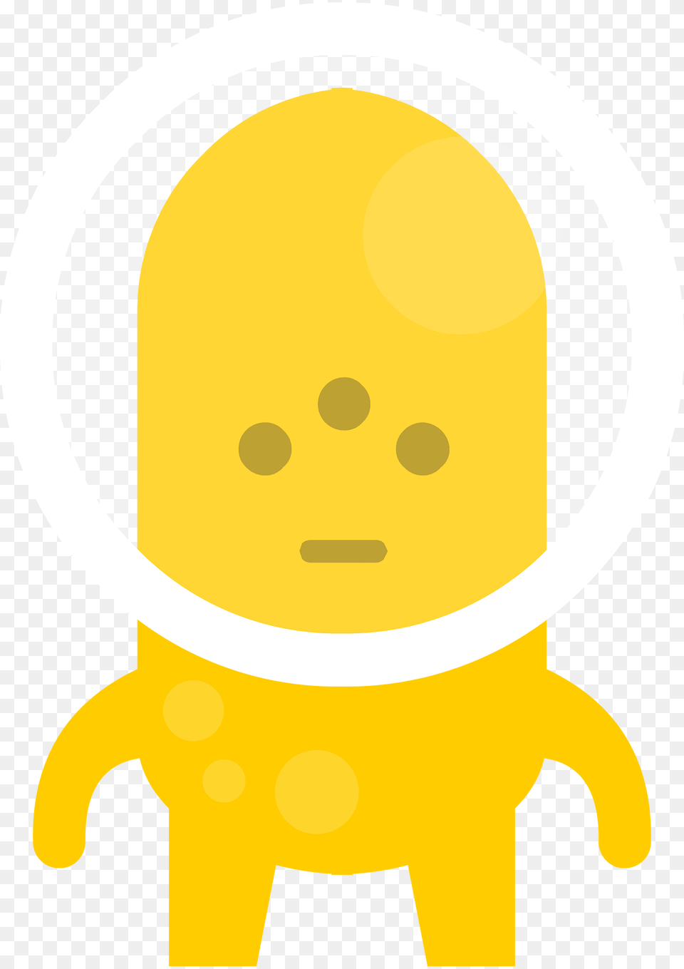 Yellow Alien Clipart, Clothing, Coat, Hat Free Png Download
