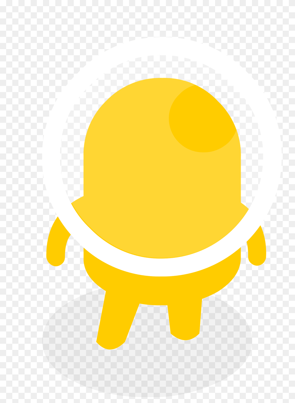 Yellow Alien Clipart, Clothing, Hardhat, Helmet, Lighting Png Image