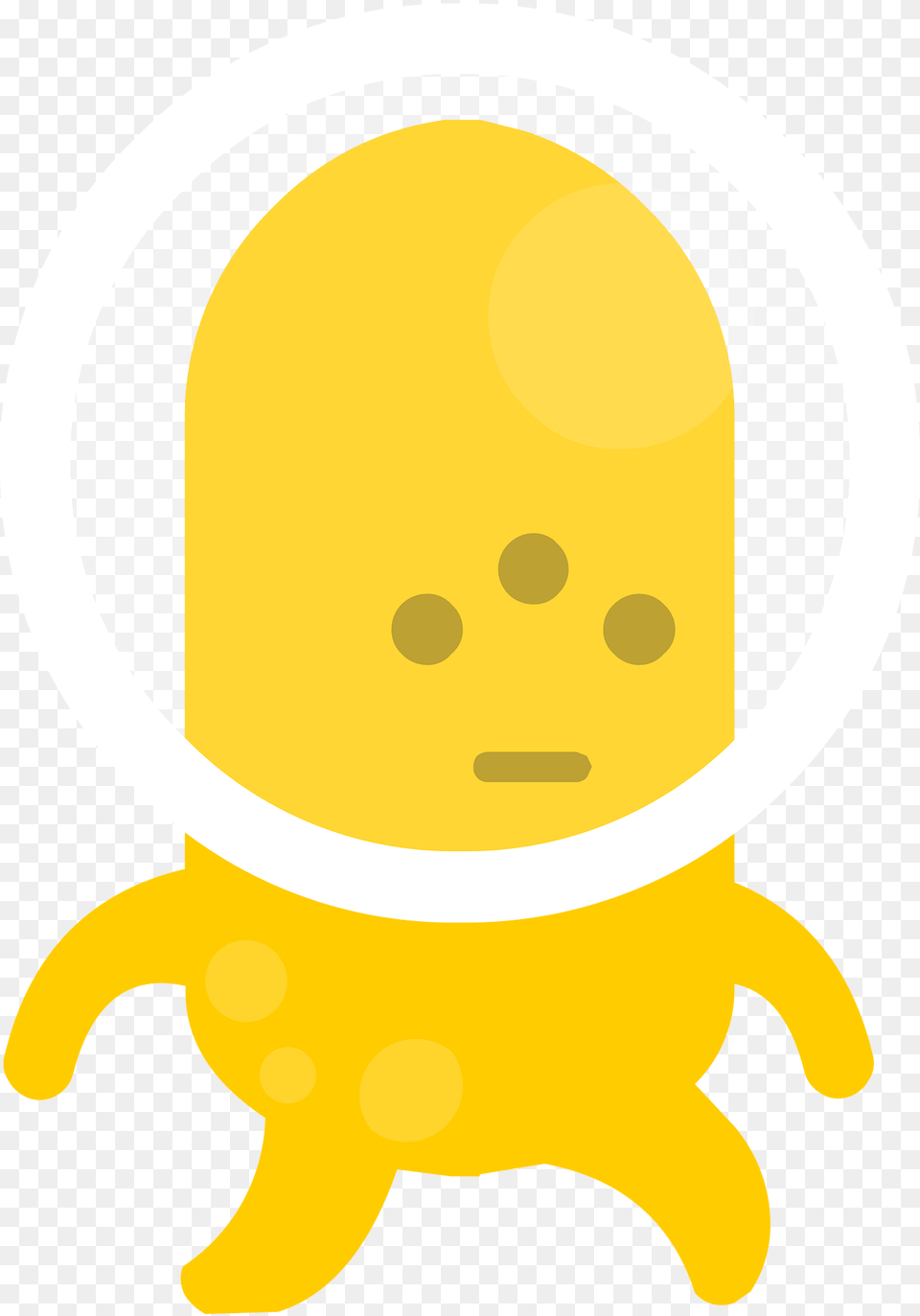 Yellow Alien Clipart, Plush, Toy Free Png