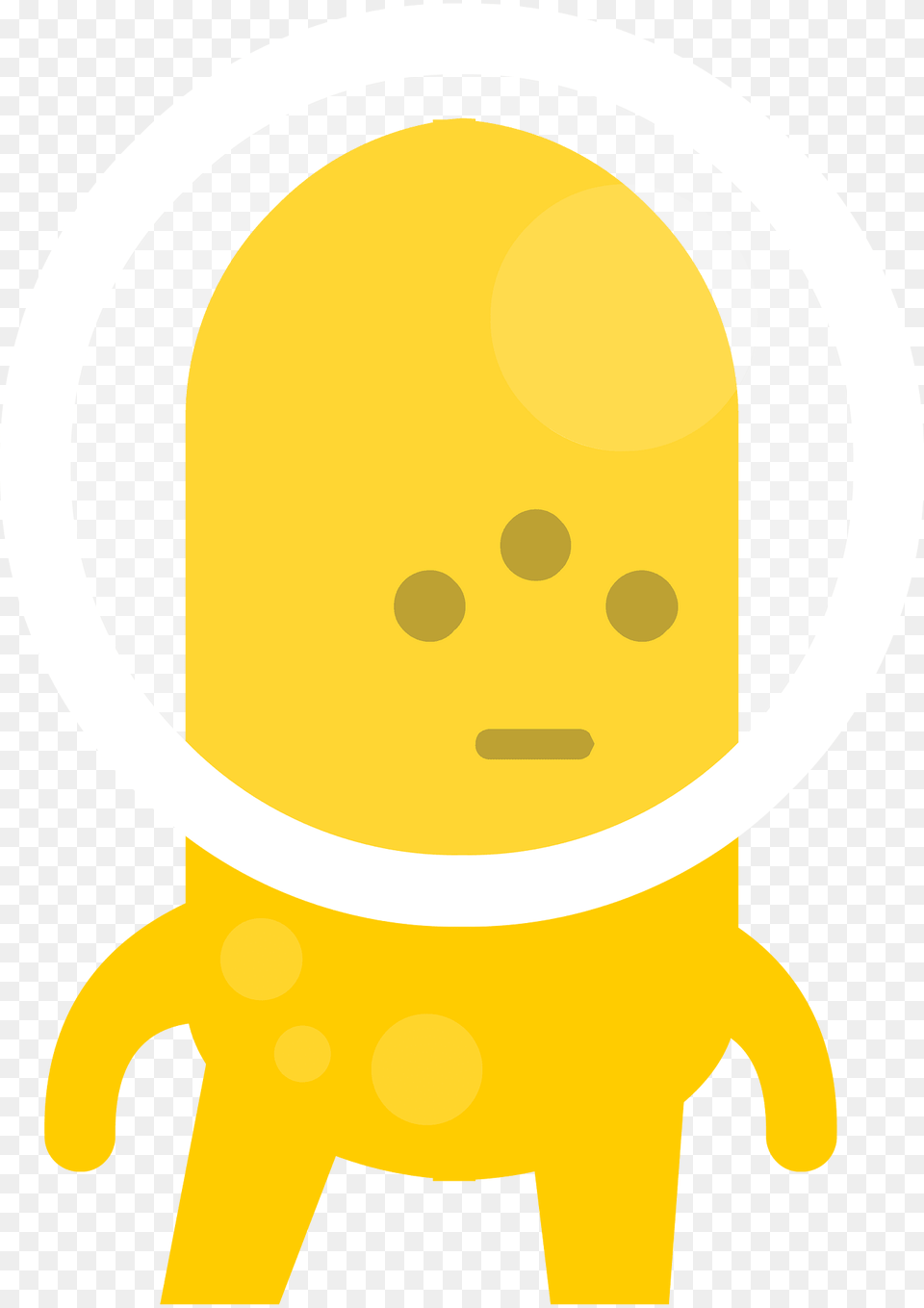 Yellow Alien Clipart, Clothing, Hat, Coat Free Png Download